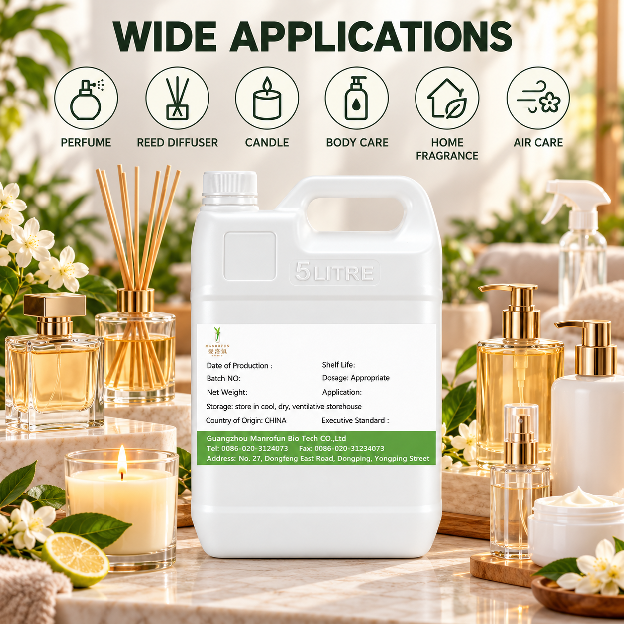 Mimosa Ambrette Perfume Oil for EDP & Body Mist | Private Label 5