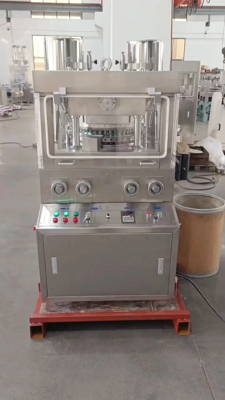 ZP41D Precision dual-color tablet press machine produces highly recognizable dual-layer/dual-color tablets. 1