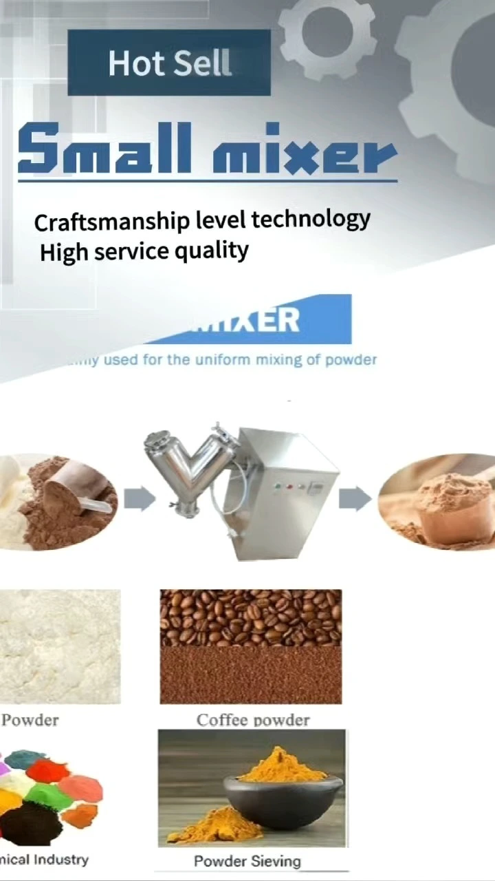v Type Mixer/talcum Powder v Shape Blender Machine/Flour Vacuum Blender Mixing Equipment 1