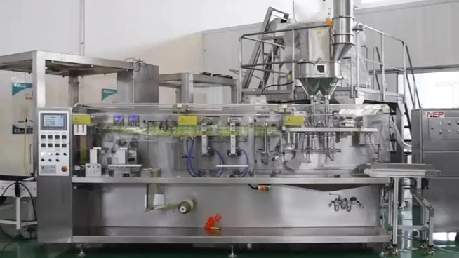 Horizontal type twin-link sachet packing machine 1