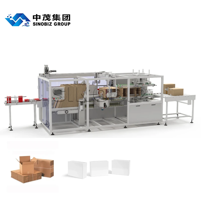 Automatic Integrated Measurement and Propulsion Machine 3-in-1 Intelligent Packaging Equipment for Case Opening Packing and Sealing 1