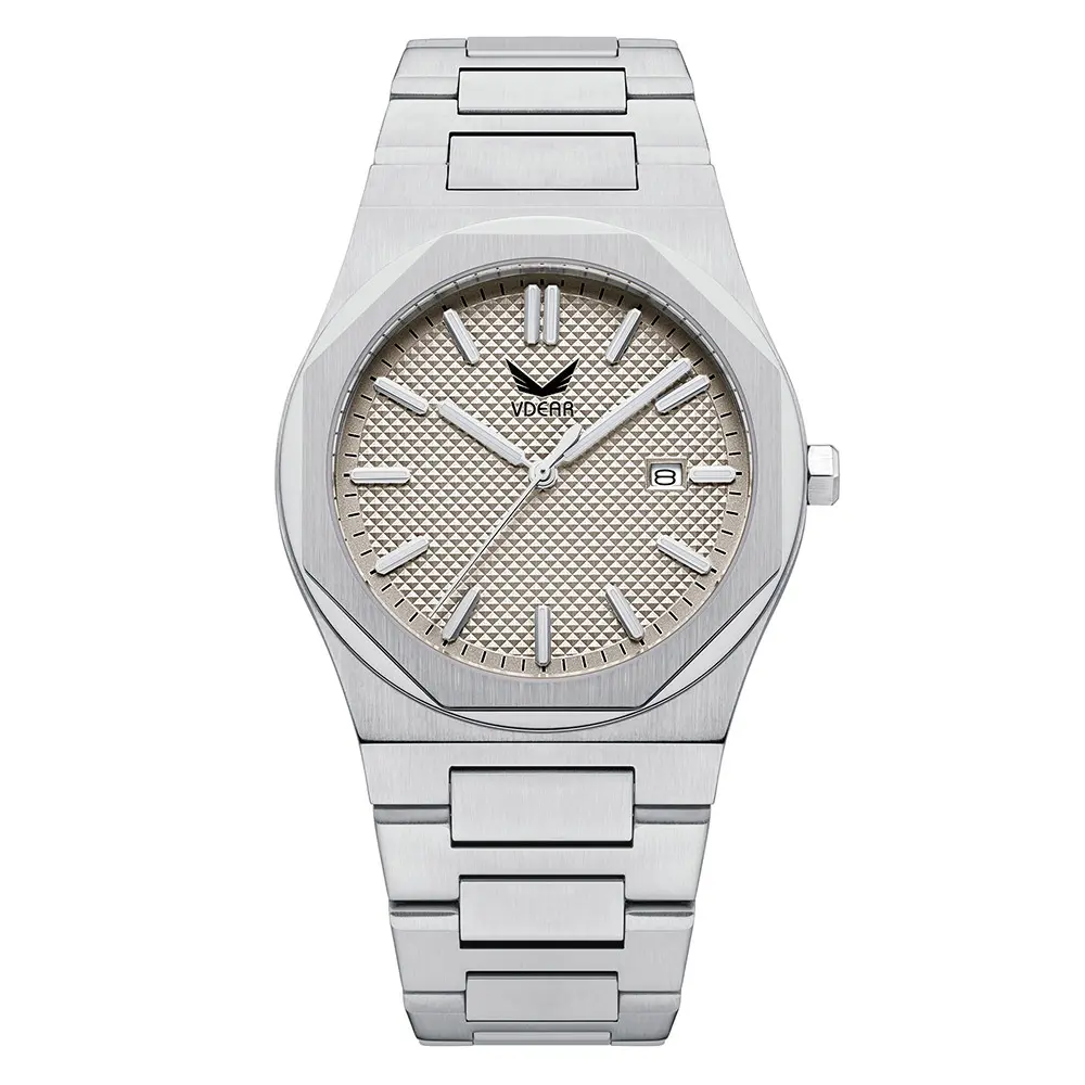 VDEAR Quartz Calendar Watch with Luminous Hands 2