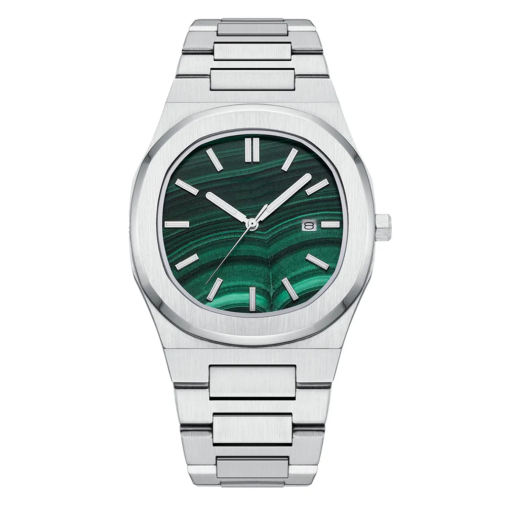 Vdear Malachite Green Dial Watch: Automatic Quartz Beauty 2