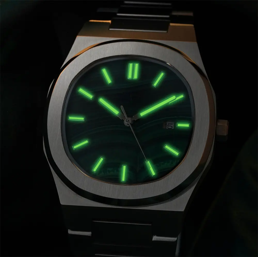 Vdear Malachite Green Dial Watch: Automatic Quartz Beauty 5