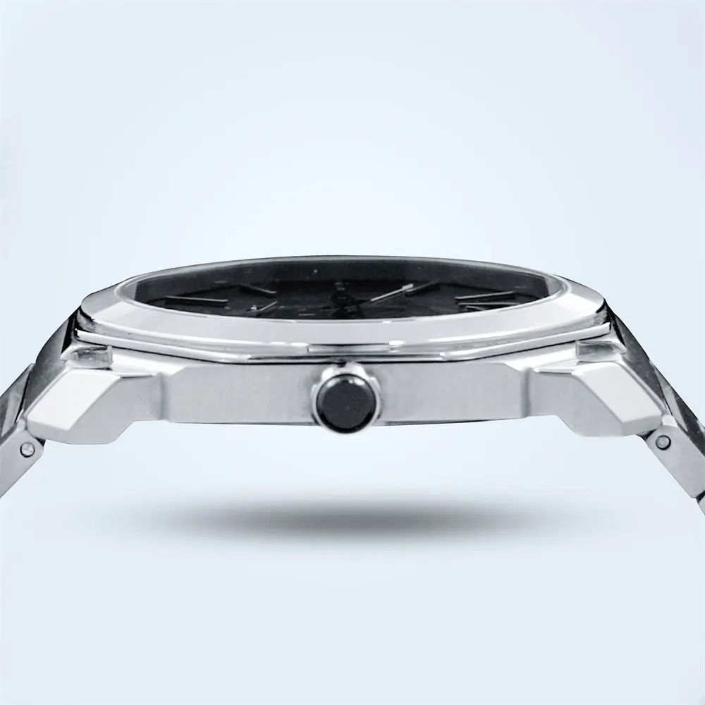 Ultra Thin Stainless Steel Quartz Wristwatch - Waterproof - Customizable - Elegant 4