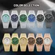 VDEAR Silicone Strap Quartz Watch - Luminous Hands, Calendar, Double Layer Bezel 6