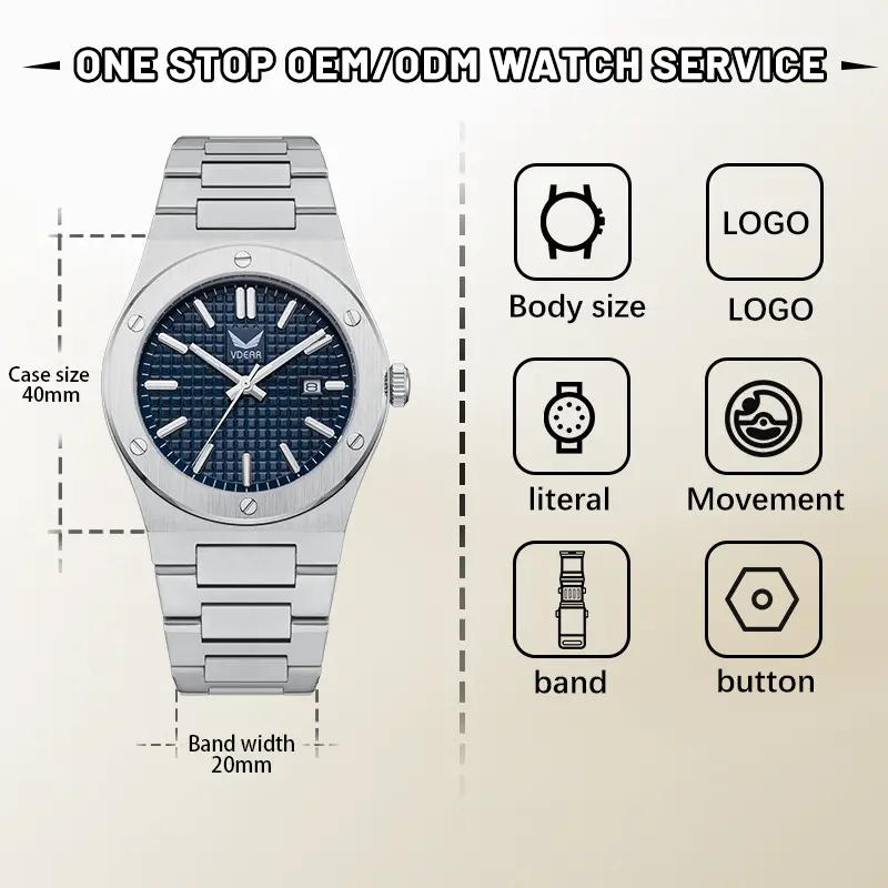 VDEAR Quartz Watch: Elegant Design, Precise Timekeeping 6