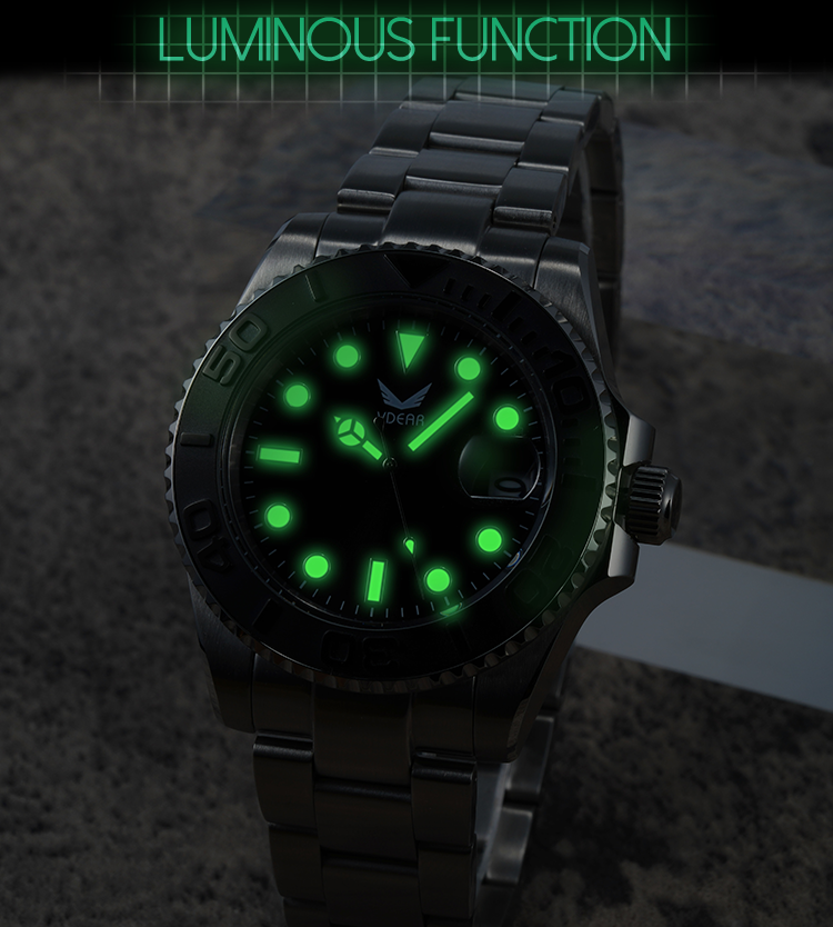 Quartz Calendar Watch, 316L Stainless Steel Watch 11