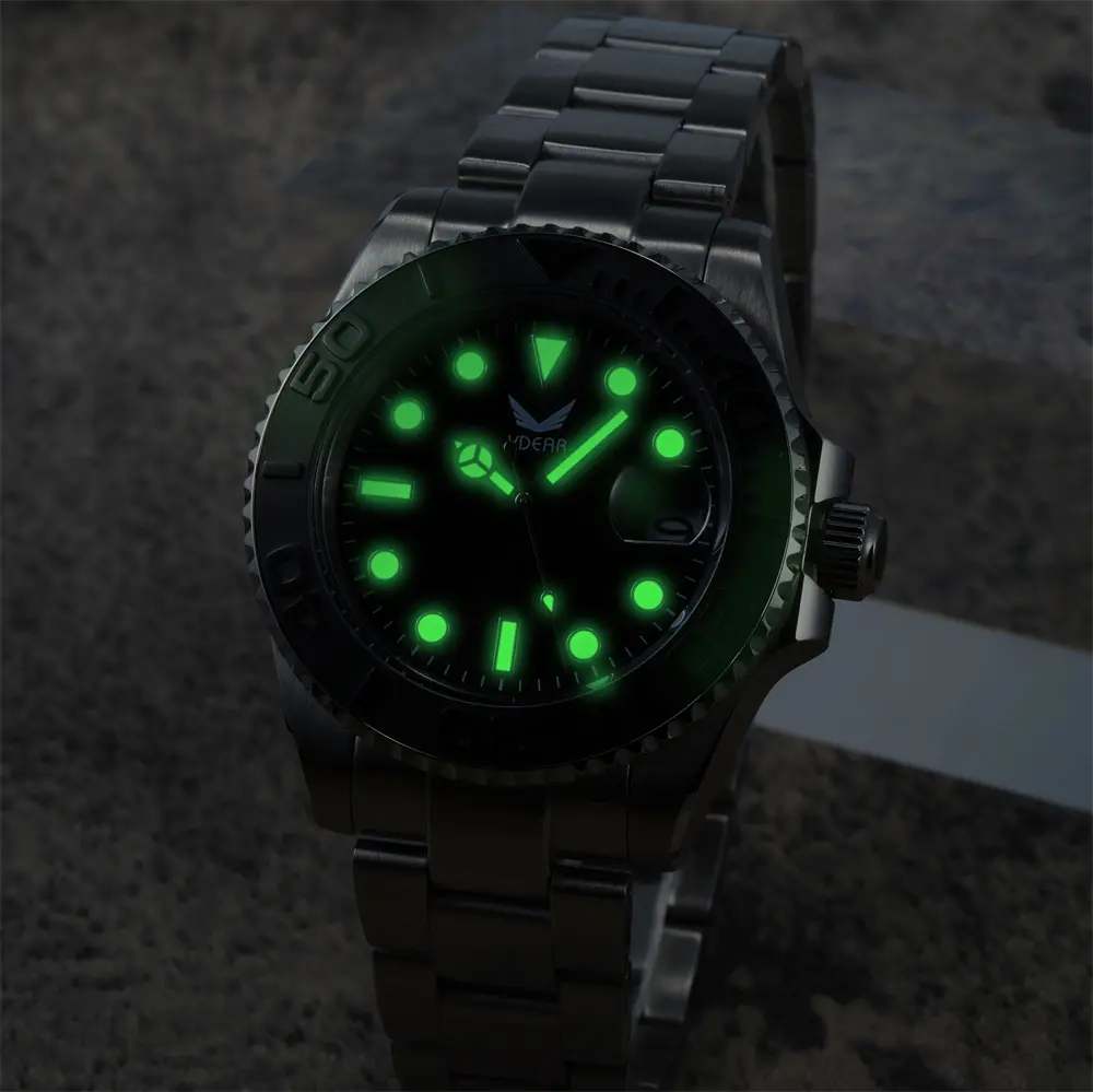 Japan Miyota 8215 Stainless Steel Quartz Watch - 40mm 5