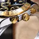 VDEAR 40mm Steel Bezel Chronograph Watches with Diamond Scale 4