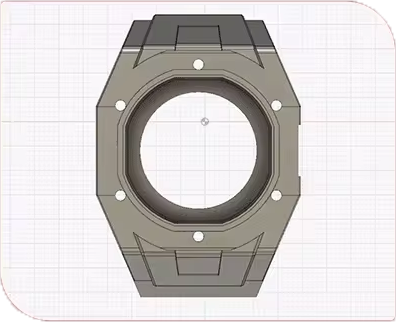 Vdear Business 3d Printing Dial With Date Luminous Pointers Visible Movement Automatic Mechanical Watch 19