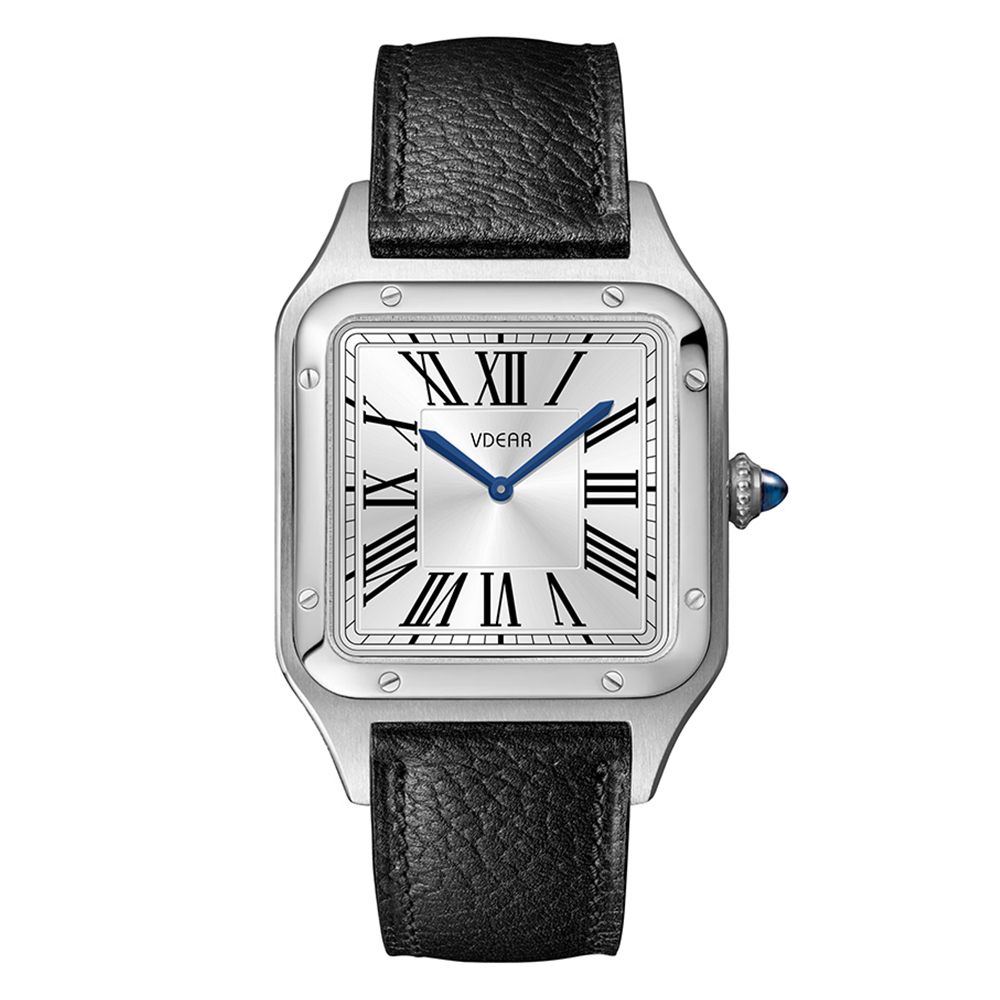 Vdear Women Quartz Arabic Numeral Watch Ladies Leather Strap Square Dial Oem Watch Supplier 13