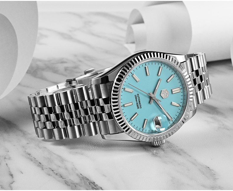 Vdear Automatic Diving Watch 10atm Waterproof Luminous Pointers Best Custom Mechanical Watch Supplier 10