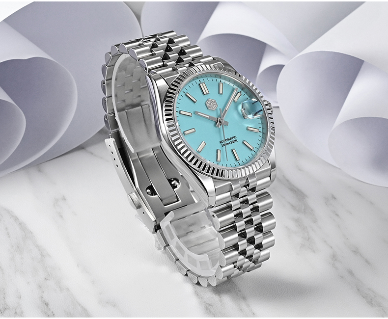 Vdear Automatic Diving Watch 10atm Waterproof Luminous Pointers Best Custom Mechanical Watch Supplier 9