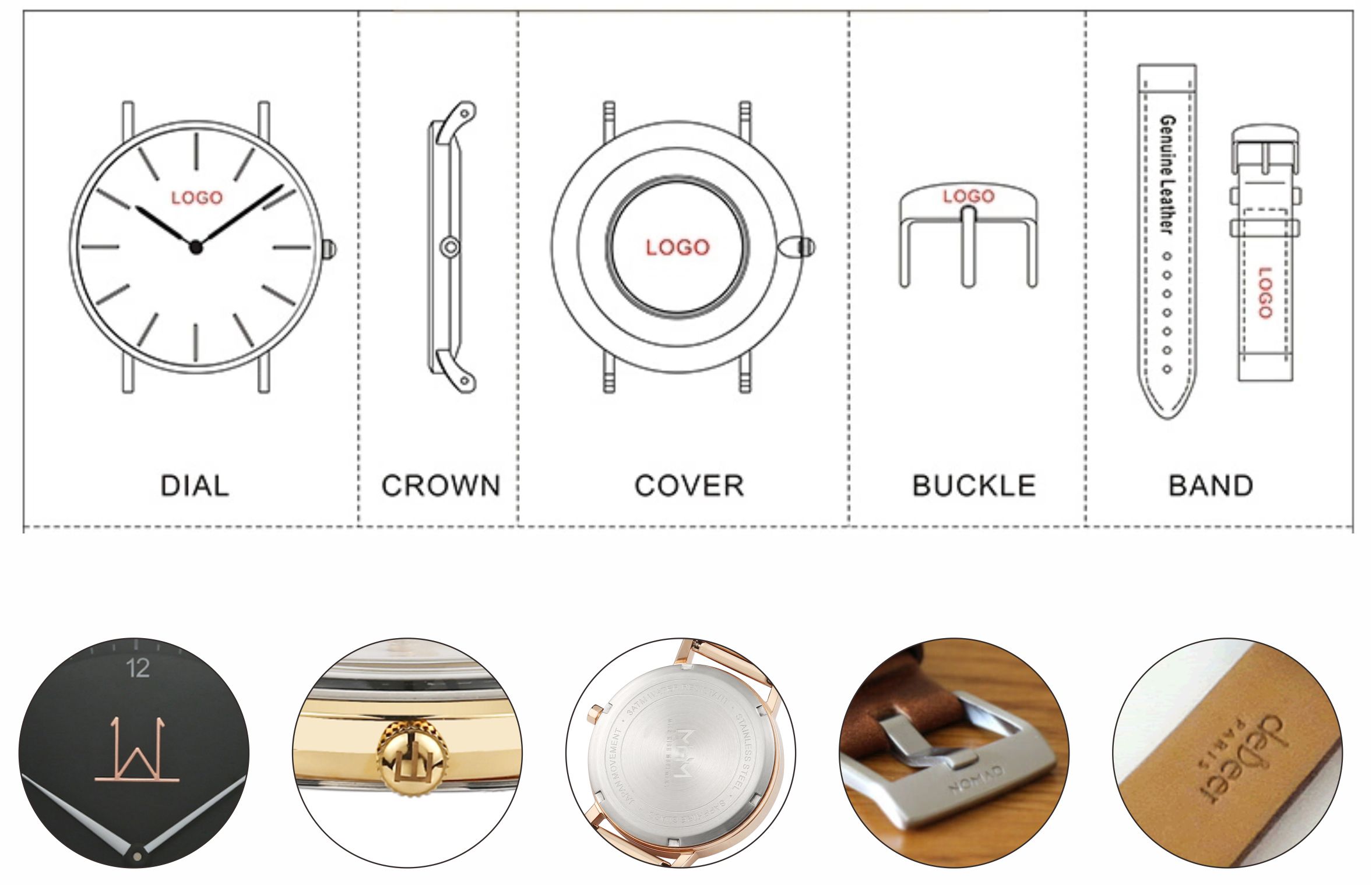 VDEAR - Outdoor Stainless Steel Case Japan Movement Quartz Chronograph Personalized Watch others 30