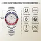 Men's Quartz Wristwatch with Silicone Strap and Calendar 6