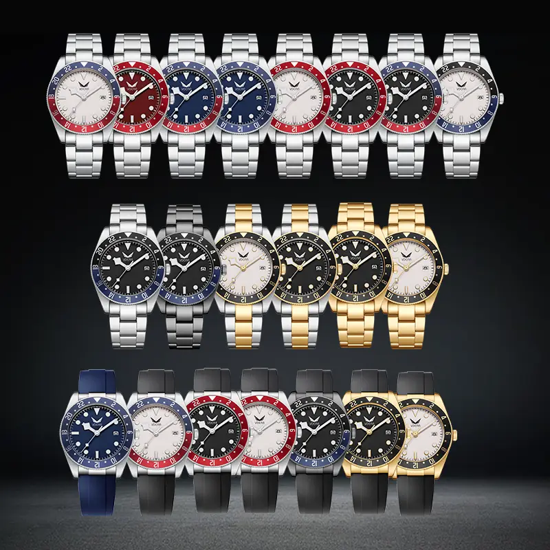 Men's Quartz Wristwatch with Silicone Strap and Calendar 5