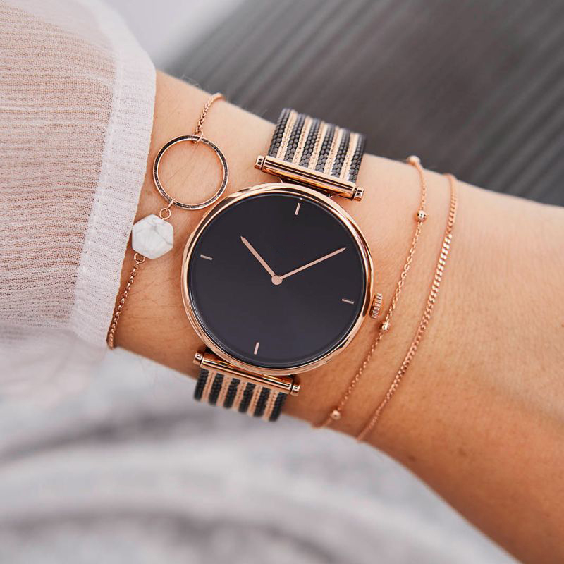 VDEAR Stainless Steel Ultra Thin Watch Classic Business Waterproof Wristwatch Fashion Luxury Quartz Watch 12