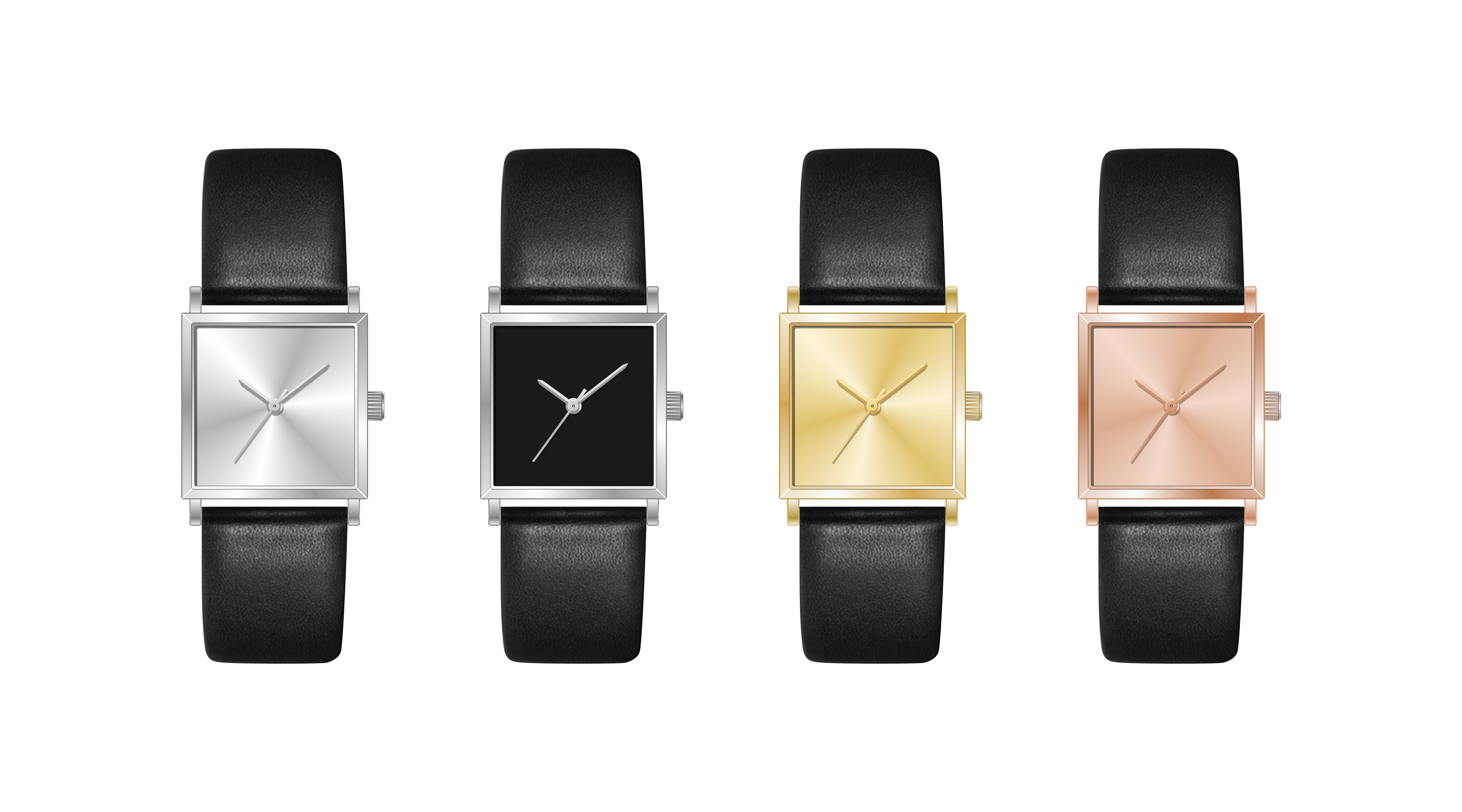 VDEAR Enkel Ultratunn Fyrkantig Damklocka Mode Casual Minimalistisk Läderarmbandsur Damklocka 11