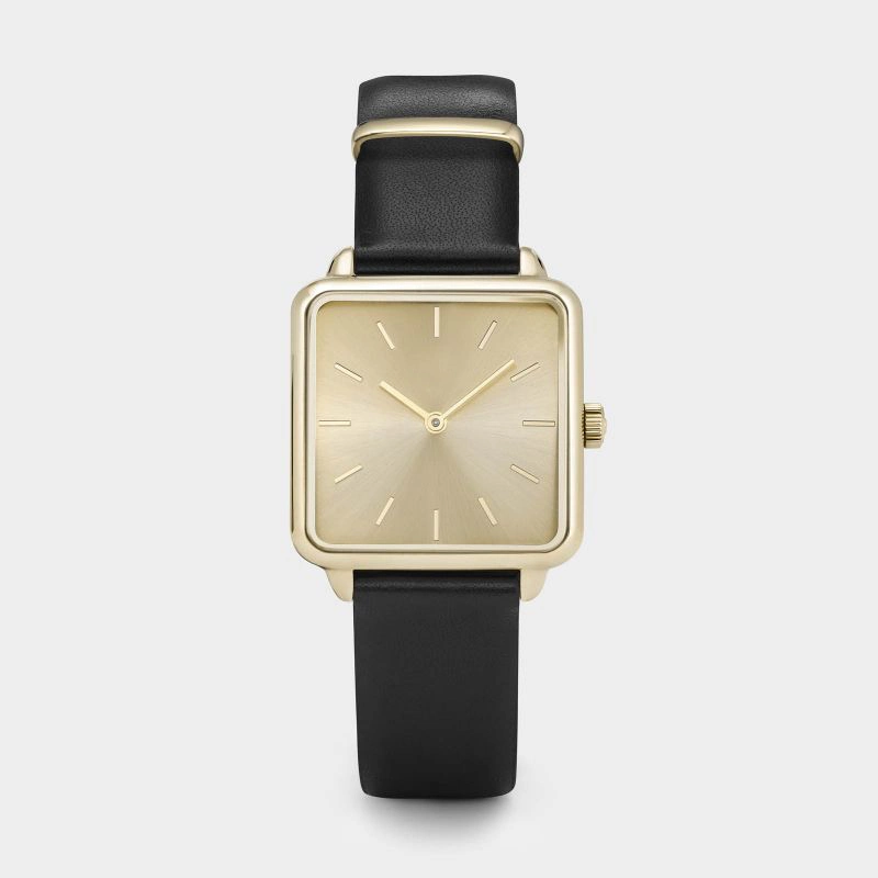 VDEAR Ultra Thin Small Square Women Wrist Watch Luxury Fashion Ladies Watches 1