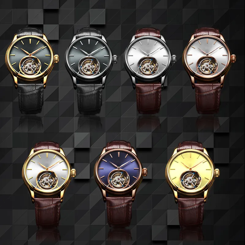 Automatic Tourbillon Skeleton Watch for Men1 6