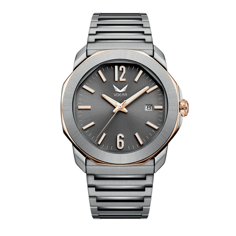 Vdear Sunray Dial Luminous Watch Quality Customized Factory Calendar 1