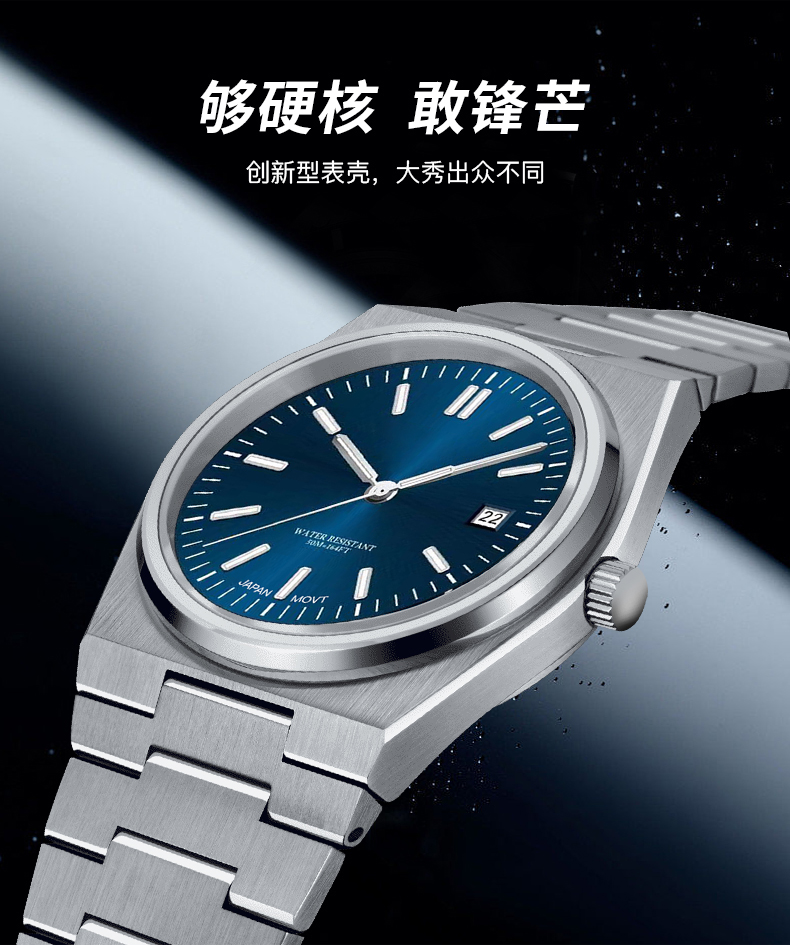 VDEAR Luxury Quartz Men's Watch - Waterproof & Luminous 11