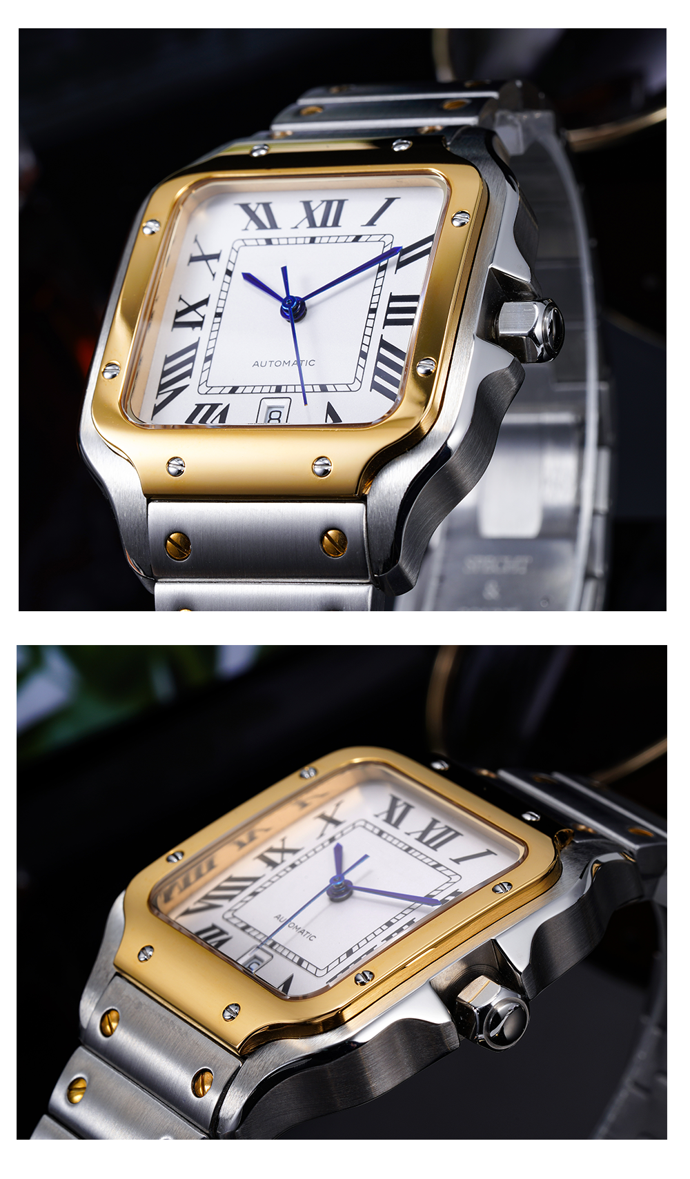 Vdear Luxury Leather Strap Watch Male Clock Rectangle Calendar Waterproof Quartz Movement Leisure Oem Watch Supplier 15
