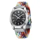 VDEAR Men's Luxury Quartz Watch - Customized Multicolor Nylon Strap 2