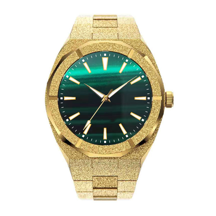 Vdear Quarzstein-Design, Leuchtzeiger, Uhrenlieferant, Business, Luxus, mattierte Uhr für Herren 11