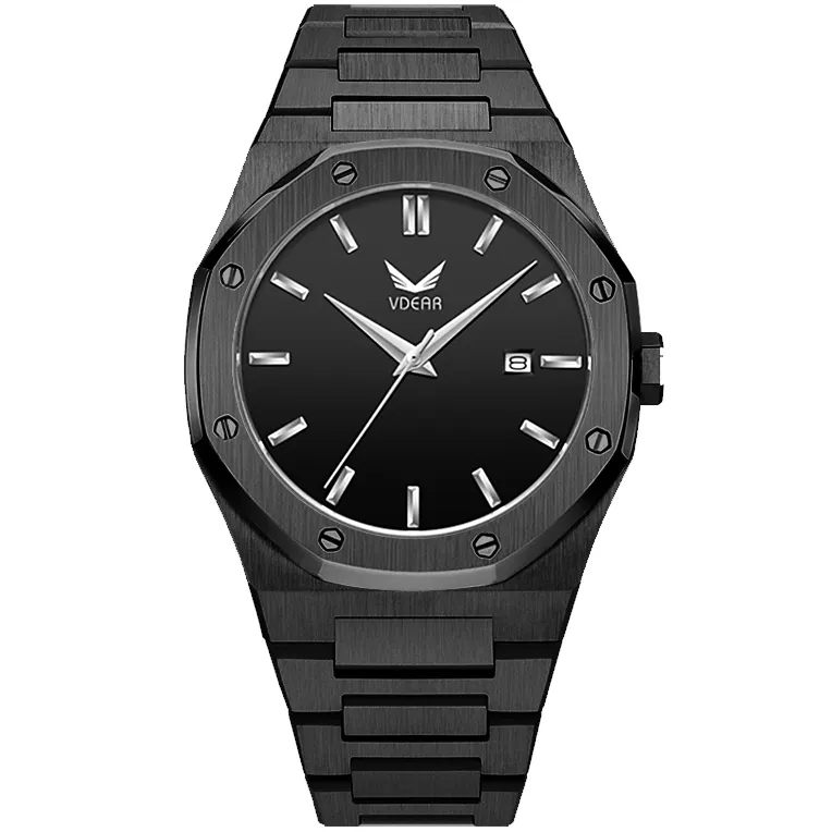 VDEAR Blue Dial Luxury Men's Watch - High Quality & Customizable 4