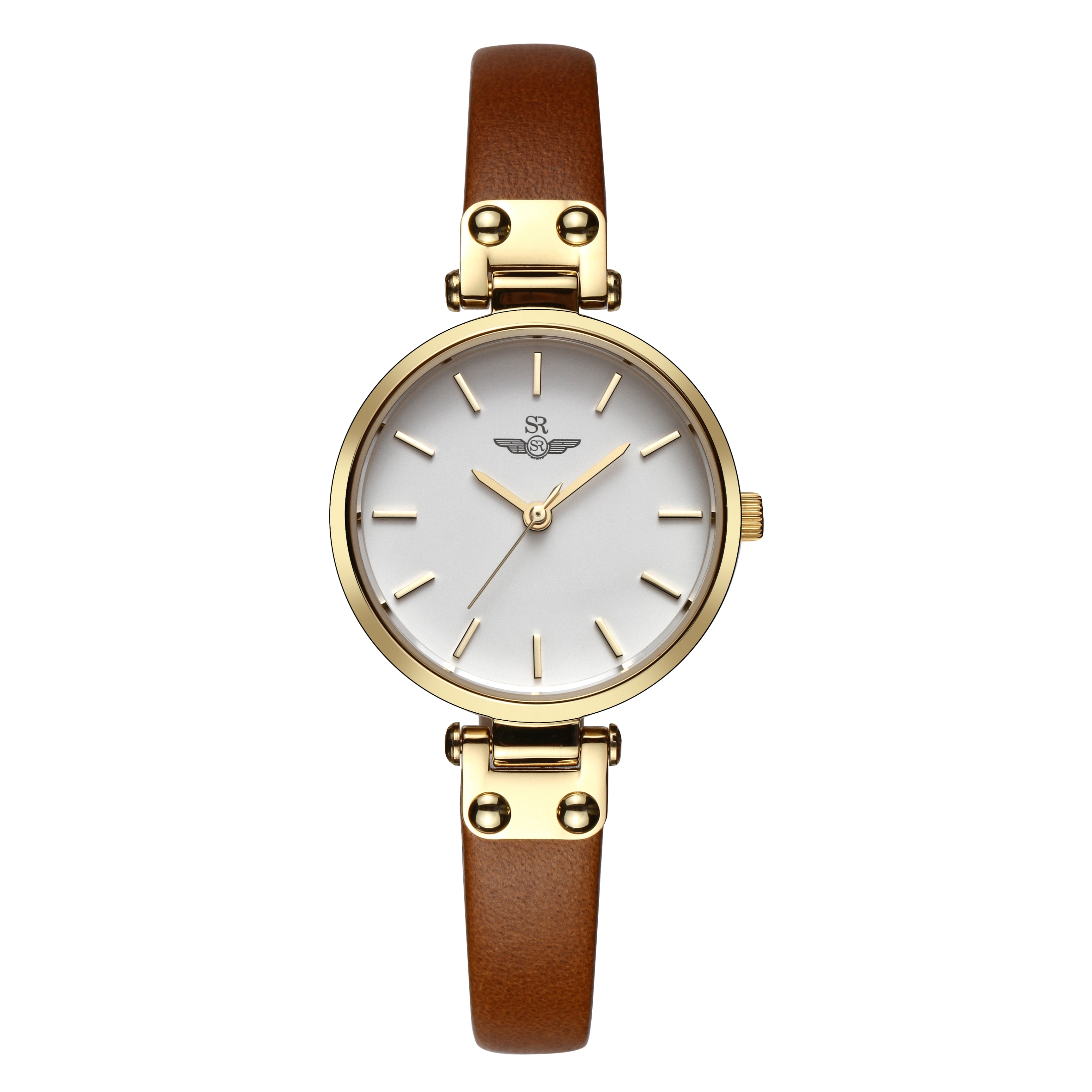 Orologi da polso da donna VDEAR Luxury Quartz in pelle, impermeabili, personalizzati, da donna 5