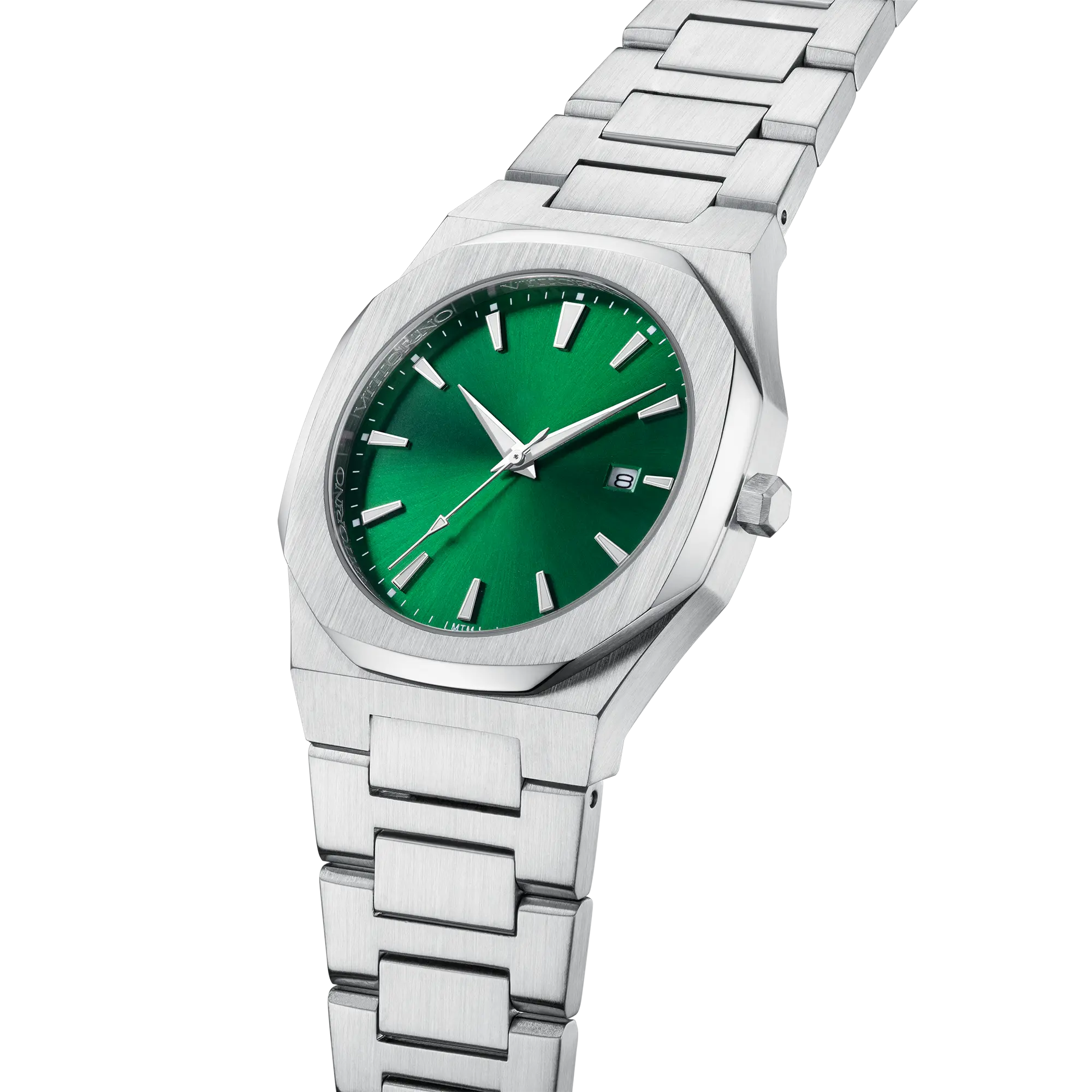 VDEAR Vintage Green Stainless Steel Quartz Watch - Unique Luxury 4