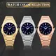 Men's Quartz Watches with Stainless Steel Case & Luminous Pointers 6