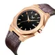 VDEAR Luxury Brown Belt Quartz Dress Watch 3