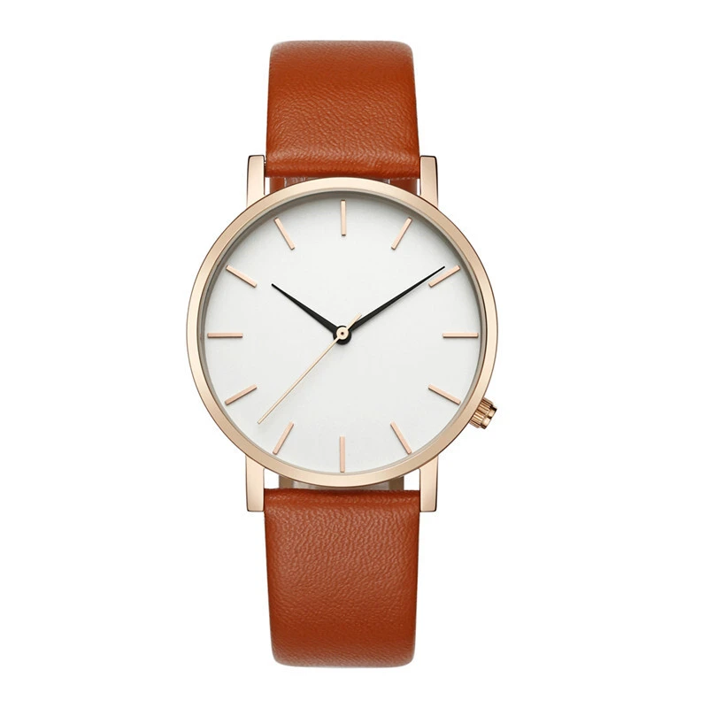 VDEAR Custom Stylish Ladies Luxury Quartz Wristwatch Leather Strap Minimalist Women Watch 1