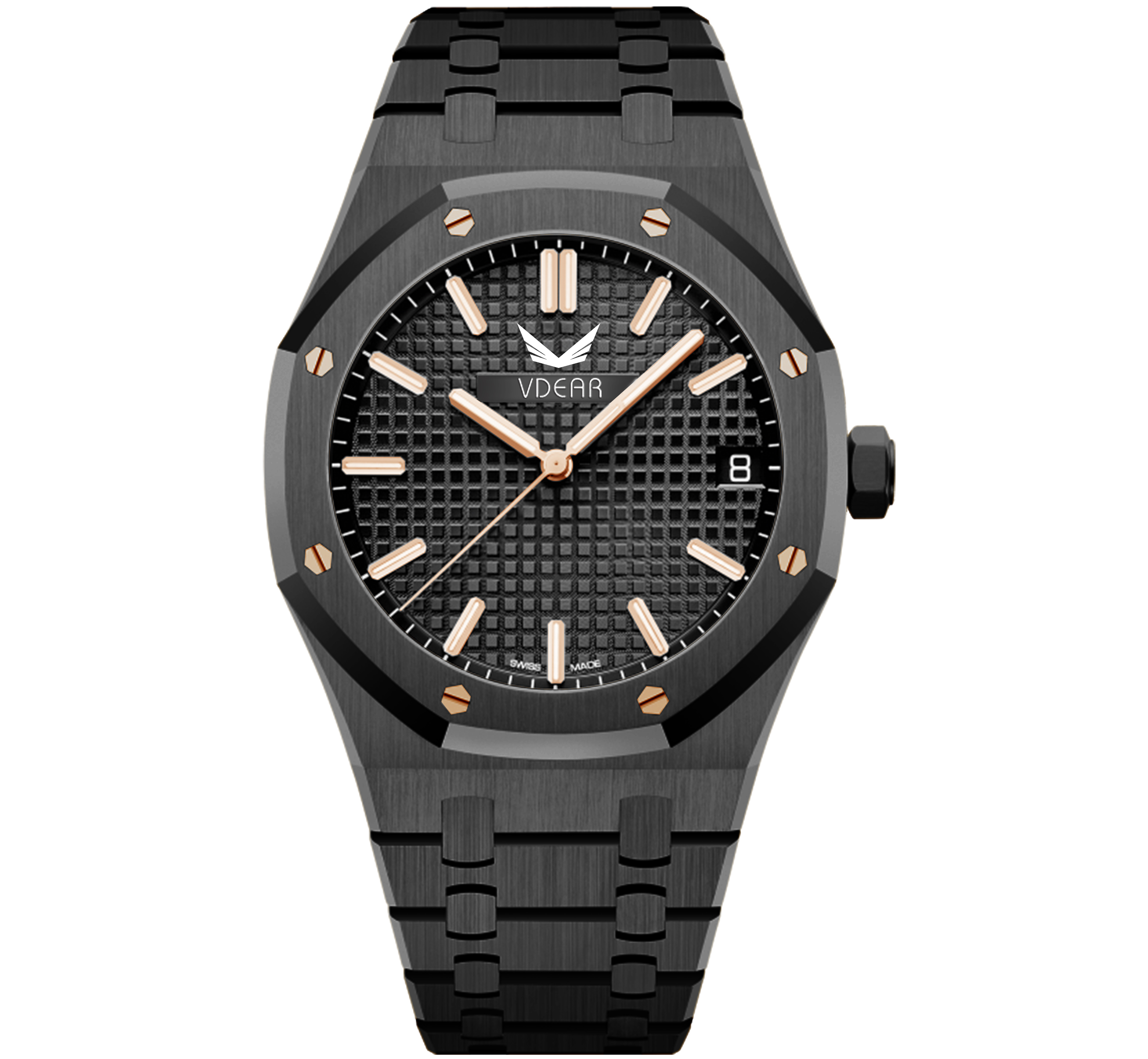 Silver Mesh Dial Quartz Watch - Waterproof & Fashionable 16