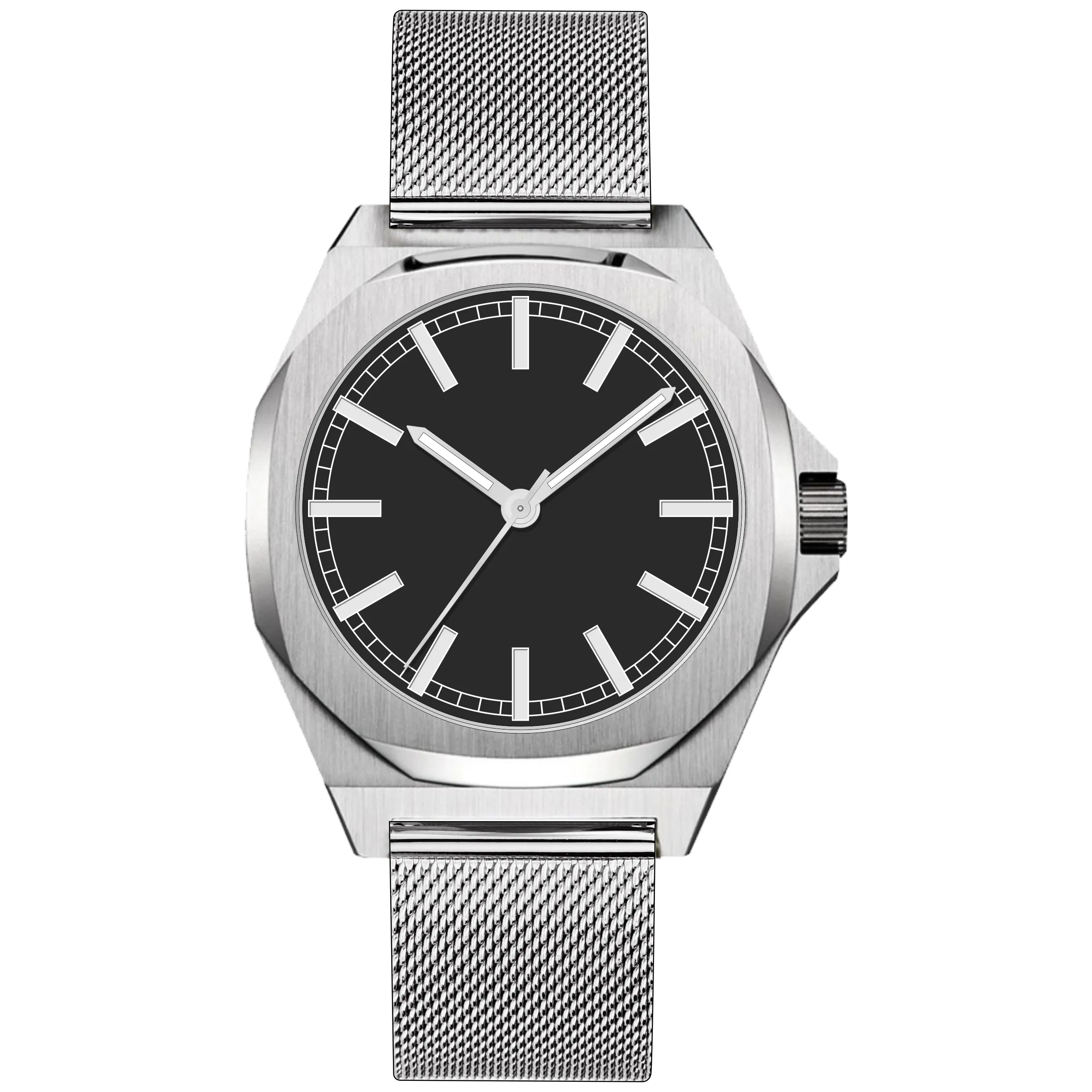 VDEAR Men's Luxury Thin Quartz Watch - Classic White Dial Retro Belt 5