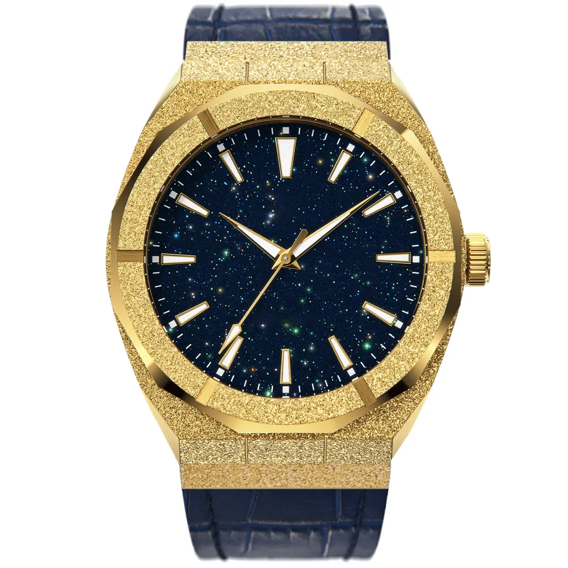 VDEAR Blue Starry Sky Men's Watch - High Quality Swiss Quartz 4