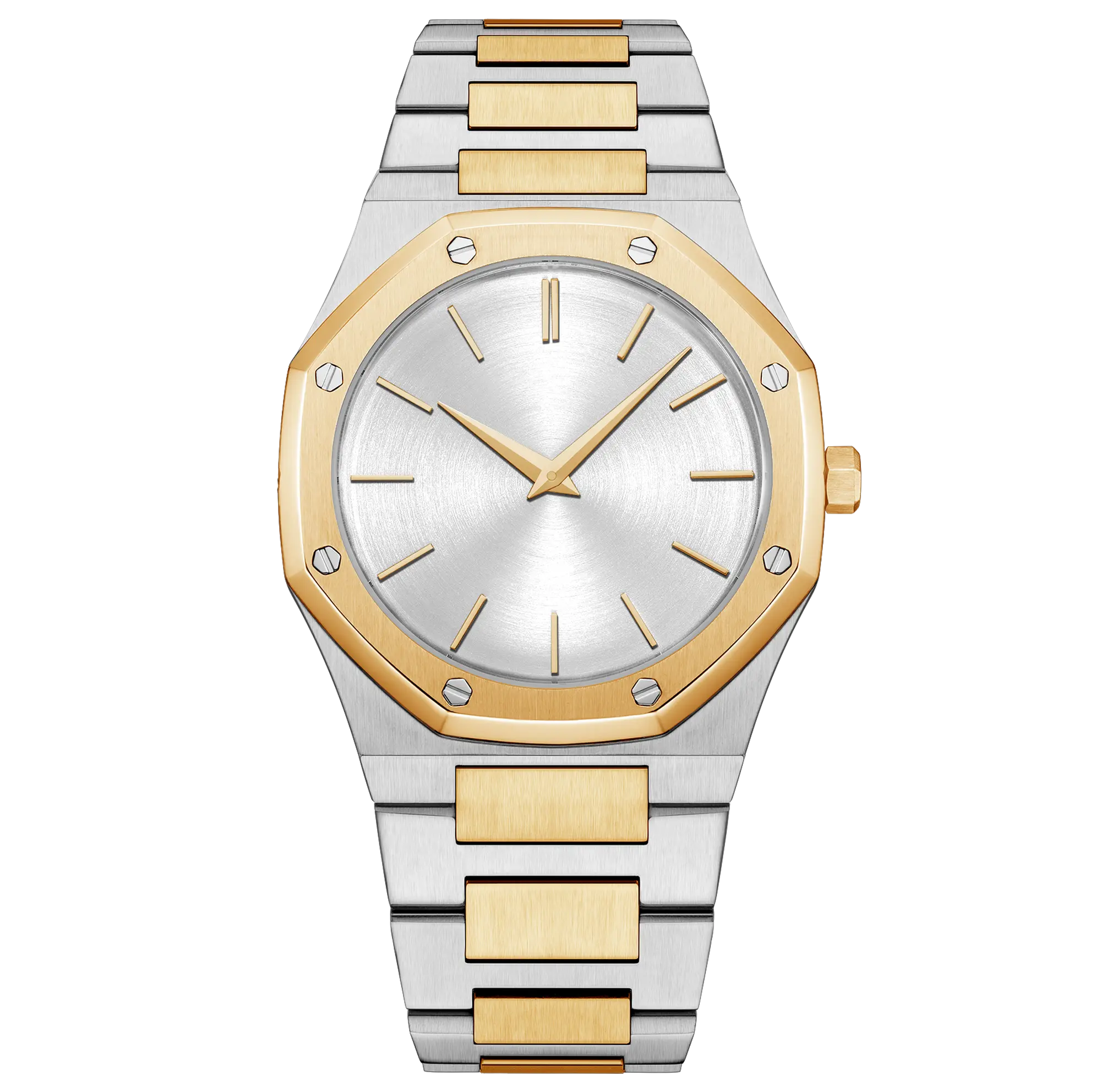 VDEAR Mens Luxury Quartz Watch - Silver Case, Blue Dial, High Quality. 7