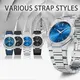 VDEAR Mens Luxury Quartz Watch - Silver Case, Blue Dial, High Quality. 6