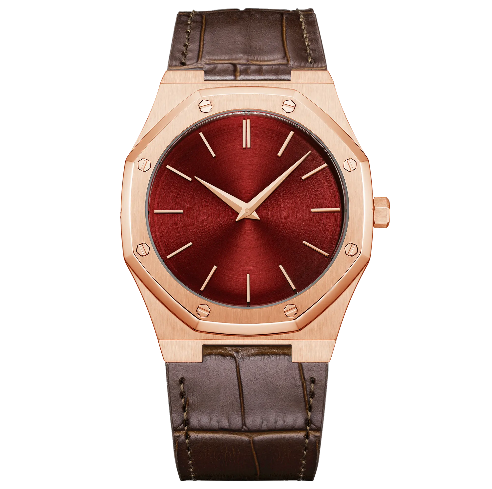 VDEAR Minimalist Silver Steel Watch - Quality Waterproof Design 3