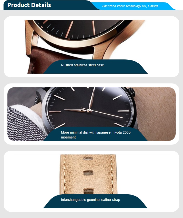 VDEAR - Custom men watch designer wristwatches popular watches men wrist brand others 16