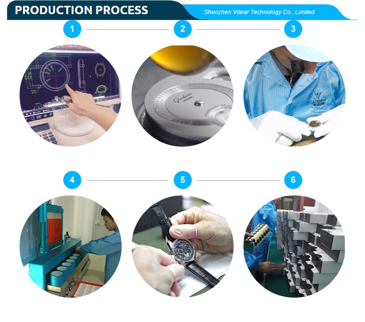 VDEAR - VDEAR low moq luxury japan quartz movement custom logo watches men wrist others 24