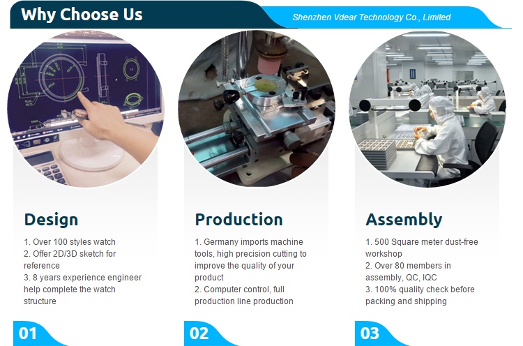 VDEAR - VDEAR low moq luxury japan quartz movement custom logo watches men wrist others 22