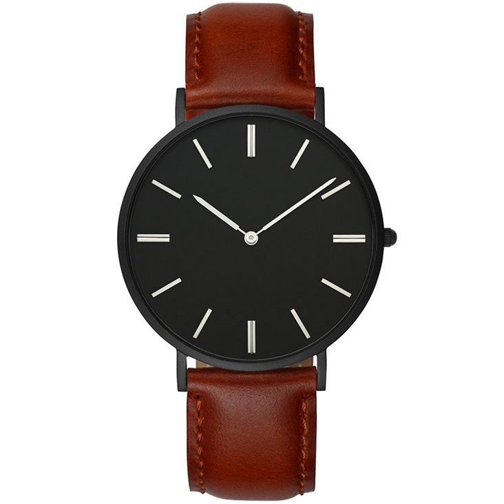 Vdear Mens Minimalist Round Dial Quartz Watch Waterproof Fashion Luxury Watch 11