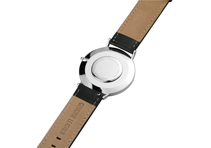 Vdear Mens Minimalist Round Dial Quartz Watch Waterproof Fashion Luxury Watch 8