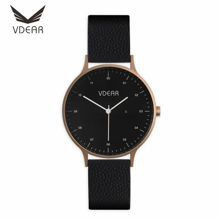VDEAR Custom Logo Waterproof Quartz Watch - Luminous & High Quality 4