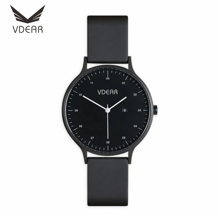VDEAR Custom Logo Waterproof Quartz Watch - Luminous & High Quality 3