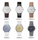 VDEAR Minimalist Leather Strap Quartz Bracelet Watch with Calendar 7
